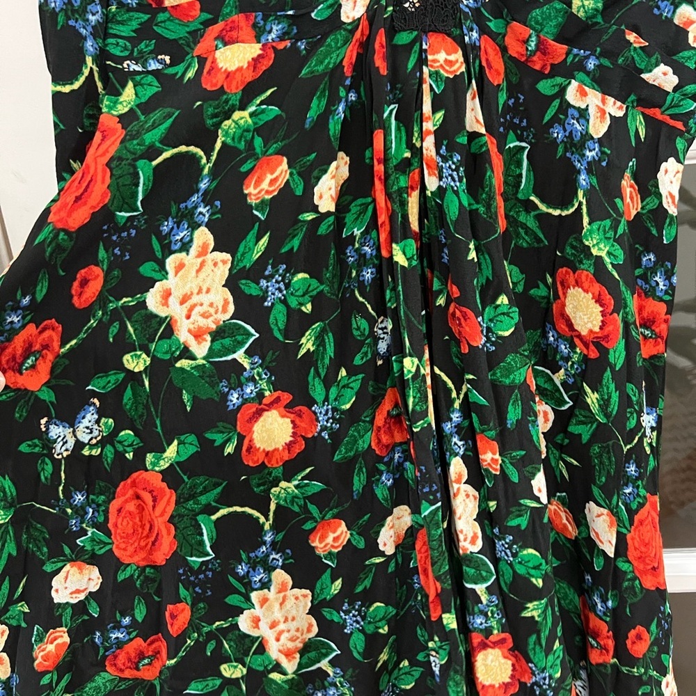 Anthropologie Lacy V-Neck Mini Dress - Size 8 - Picture 5 of 11